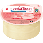 Hushållsost Mild 17% ca 1,1kg ICA.