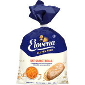 Oat & carrot rolls Glutenfri Fryst 400g Elovena.