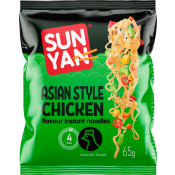 Snabbnudlar chicken flavour 65g Sun Yan.