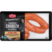 Färskkorv Chorizo 94% Kötthalt 300g Scan.