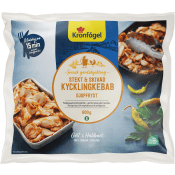 Kycklingkebab Stekt & skivad Fryst 600g Kronfågel.