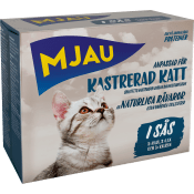 Kattmat för Kastrerad Kalv Lax Kalkon 8-p 680g Mjau.
