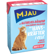 Kattmat Havskräftor i gelé 380g Mjau.