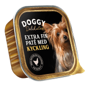 Hundmat Delikatesspaté Kyckling 150g Doggy Delikatess.