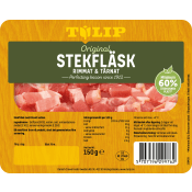 Stekfläsk Original Rimmat Tärnat 150g Tulip.