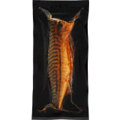 Makrill Färsk Varmrökt hel ca 280g Korshags.