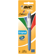 Kulspetspenna Fyra färger 1-p Bic.
