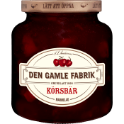 Körsbärsmarmelad 380g Den Gamle Fabrik.