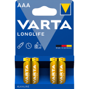 Batteri Longlife AAA 4-p.