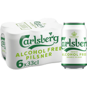 Öl Alkoholfri Ekologisk 33cl 6-p Carlsberg.
