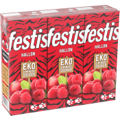 Fruktdryck Hallon Ekologisk 20cl 3-p Festis.