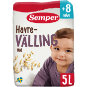 Havrevälling mild Från 8m 5l Semper.