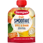 Smoothie Äpple & banan Från 6m 90g Semper.