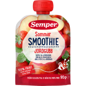 Smoothie sommar Äpple & jordgubb Från 6m 90g Semper.