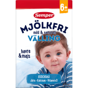 Välling Naturell Mjölkfri Från 6m 400g Semper.