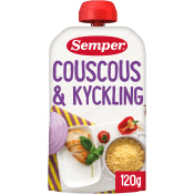 Couscous & kyckling Från 6m 120g Semper.