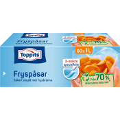 Fryspåsar 60-p 1l Toppits.