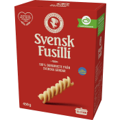 Pasta Svensk Fusilli 450g Kungsörnen.