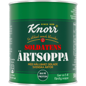 Soldatens ärtsoppa med Fläsk 350g Knorr.