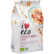 Müsli Frukt Ekologisk 750g ICA I love eco.