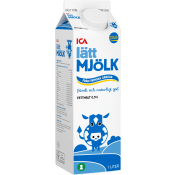 Lättmjölk 0,5% 1l ICA.