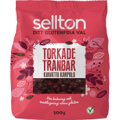 Tranbär Torkade 500g Sellton.