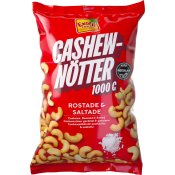 Cashewnötter Rostade & Saltade 1000g Exotic Snacks.