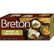 Breton Olivolja & basilika 112g Dare.