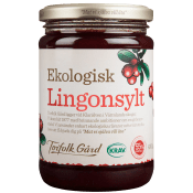 Lingonsylt 430g KRAV Torfolk Gård.