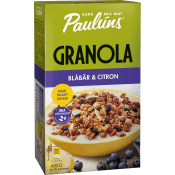Granola Blåbär Citron 450g Pauluns.