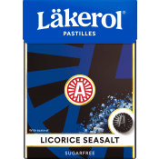 Halstabletter Seasalt Sockerfri 75g Läkerol.