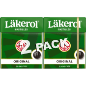 Halstabletter Original Sockerfri 2-p 50g Läkerol.