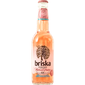 Rosécider Hallon & Svarta vinbär Alkoholfri 33cl Briska.