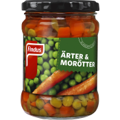 Ärter & morötter 305g Findus.