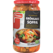 Grönsakssoppa 490g Findus.