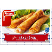 Räkcrepes Fryst 250g Findus.
