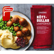 Köttbullar med gräddsås Fryst 400g Findus.