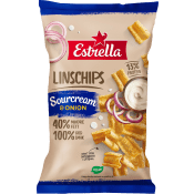 Linschips Sourcream & onion 110g Estrella.