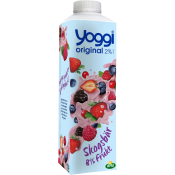 Yoghurt Original Skogsbär 2% 1000g Yoggi®.