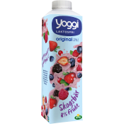 Yoghurt Original Skogsbär 2% Laktosfri 1000g Yoggi®.