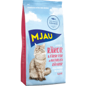 Kattmat Räkor & fisk 3,5kg Mjau.