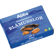 Rökta musslor 105g Abba.