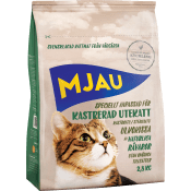 Kattmat Kastrerad utekatt 2,8kg Mjau.