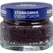 Stenbitsrom svart storkorning 80g Abba.