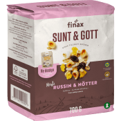 Müsli Sunt & gott russin & nötter 700g Finax.