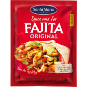 Fajita Kryddmix Original Medium 28g Santa Maria.