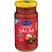 Chunky salsa Medium 230g Santa Maria.