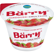 Yoghurt Jordgubb & smultron 2,7% 250g Bärry.