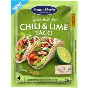 Spice Mix Chili Lime 28g Santa Maria.