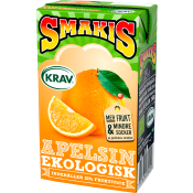 Fruktdryck Apelsin 250ml KRAV Smakis.